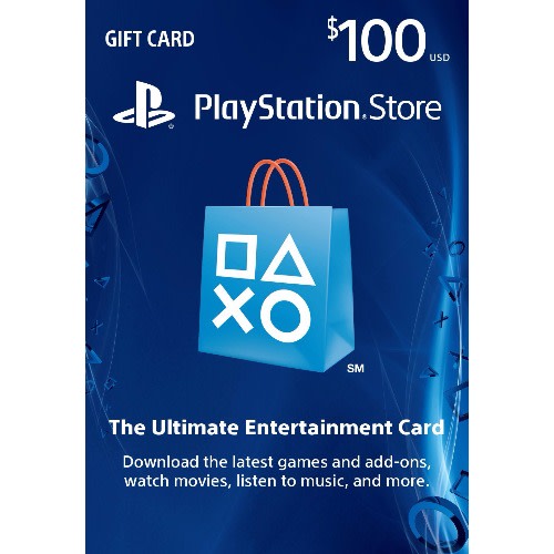 PlayStation PSN Store $100 Gift Card for PS3/PS4/PSvita