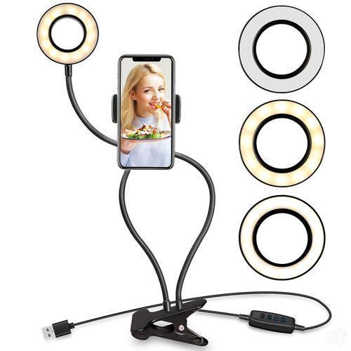 Ring Light Table Flexible Makeup RingLight With Phone Holder