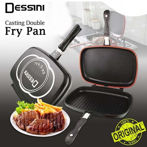 Double Sided Die Cast Non-Stick Barbeque Grill/Pan