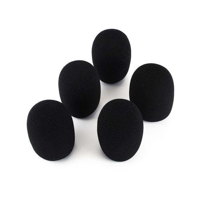 5pcs Headset Replacement Foam Microphone Cover Mic Windshield