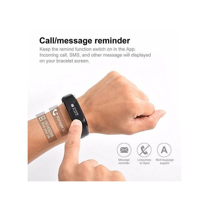 UP9 Smart Bracelet Fitness Tracker Heart Rate Monitor Smart Band Pulse Intelligent IP67 Waterproof Pedometer Wristband