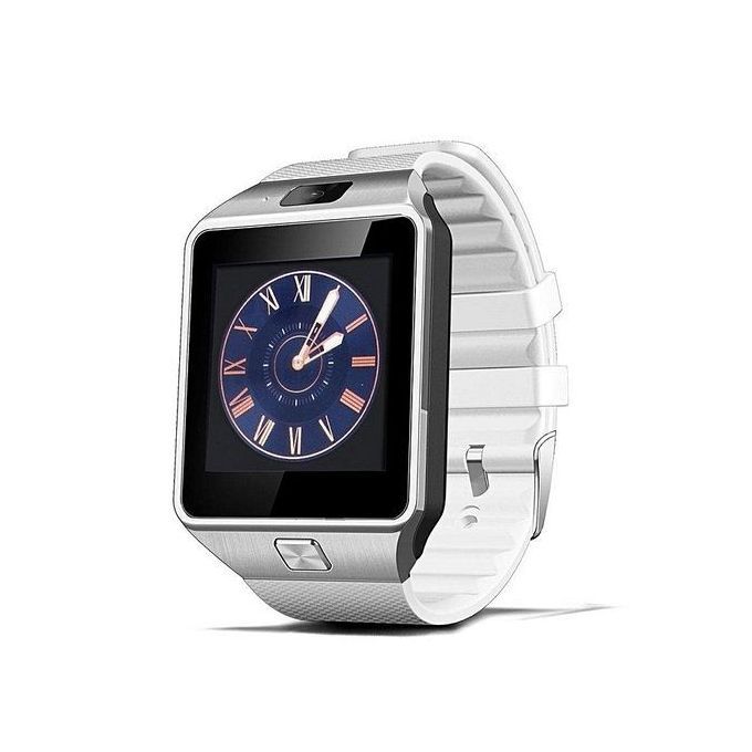 DZ09 Bluetooth Digital Smart Watch Wearables SmartWatch With Hands-Free Call Built-in Camera Bluetooth Connect (White) HT