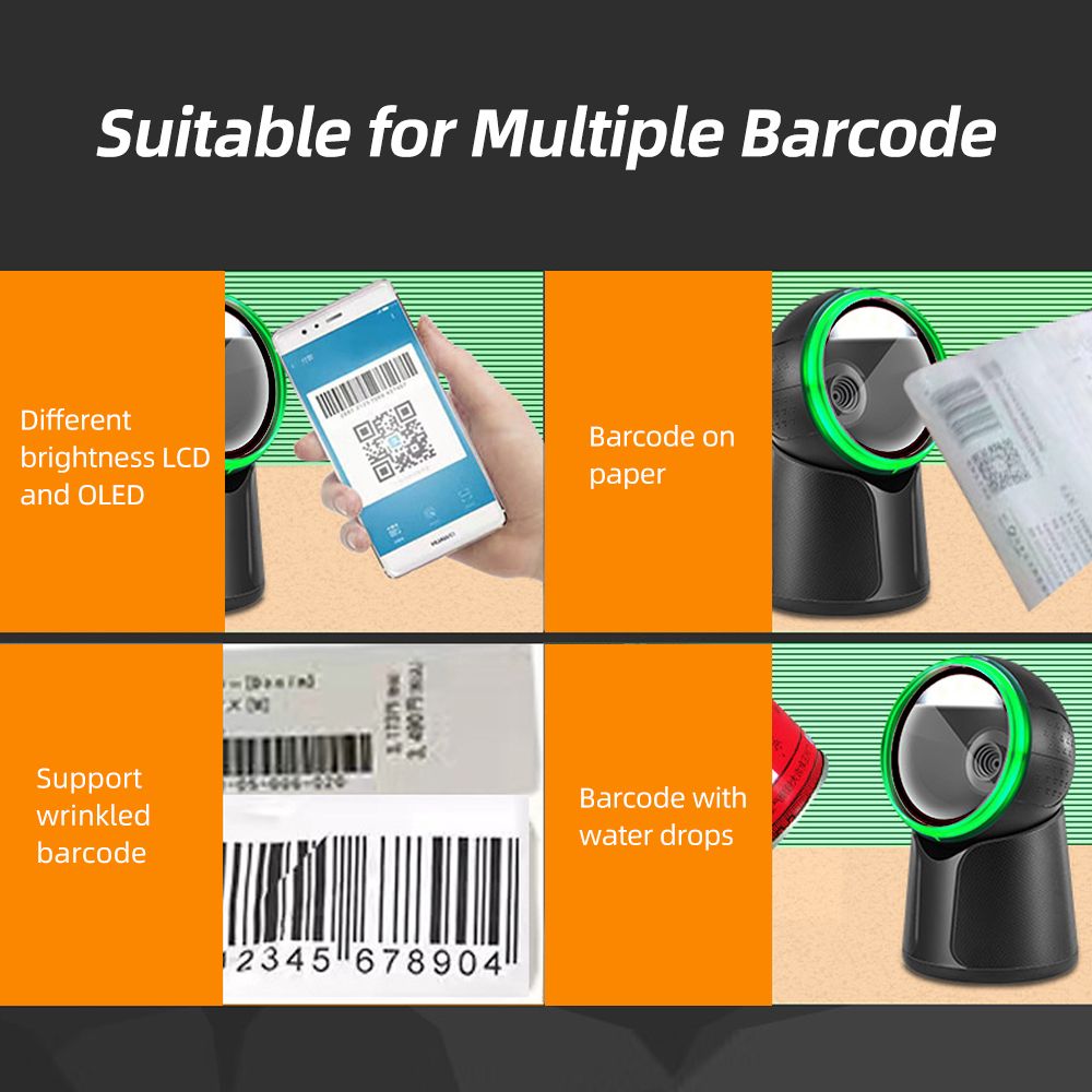 Wired Scanning Platform One-dimensional Barcode/QR Code