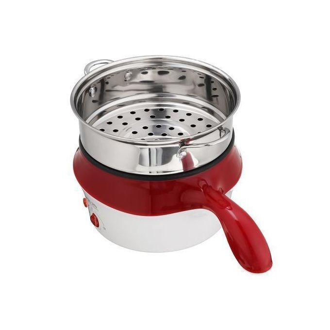 20Cm Double-Layer Stainless Steel Mini Electric Pot Cooker