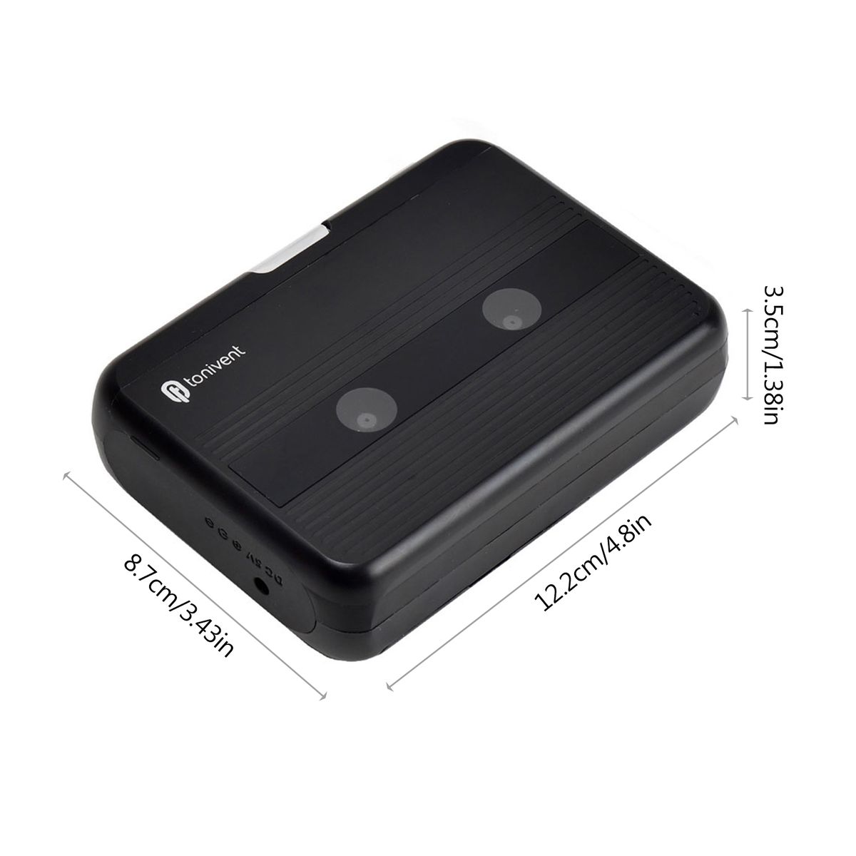 Mini Cassette Player Tape Record FM Radio With 3.5mm