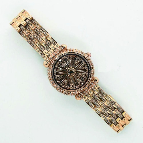 Forecast Spinning Dial Iced Out Watch