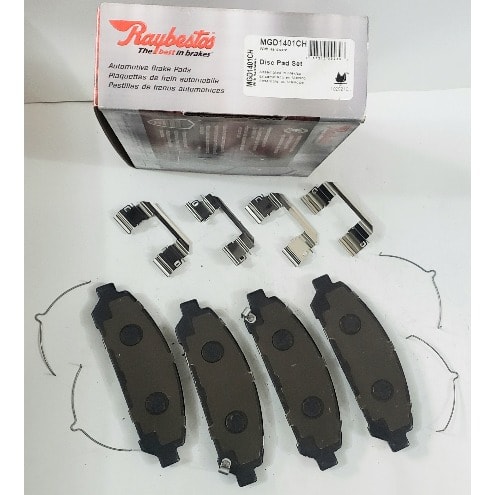 Raybestos Mgd 1401ch R-line Front Brake Pad Set