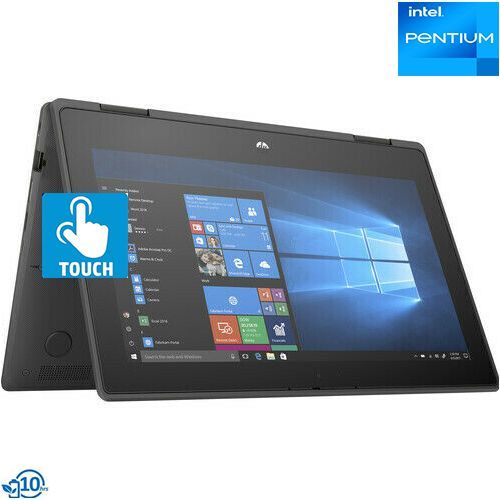 ProBook 11 X360- Intel Pentium 256GB SSD-TOUCHSCREEN 4GB RAM Windows10 Pro + Laptop Pouch