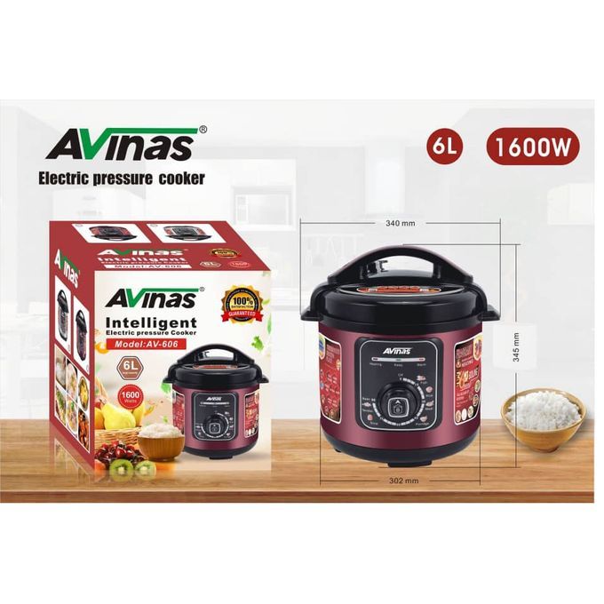 Intelligent Electric Pressure Cooker - 6l - 1600W