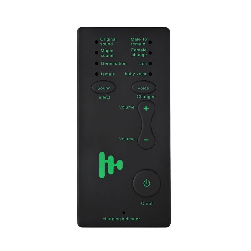 Mini Portable Voice Changer Handheld Microphone Voice Changing Device Sound Effects Machine For PS4/Phone/iPad/Computer