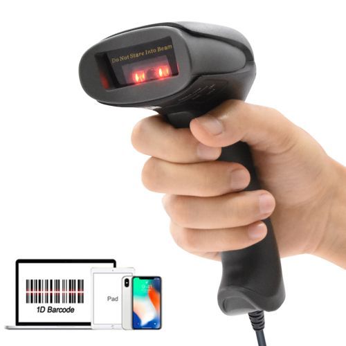Netum F20 Handheld Wired Ccd Barcode Scanner Portable