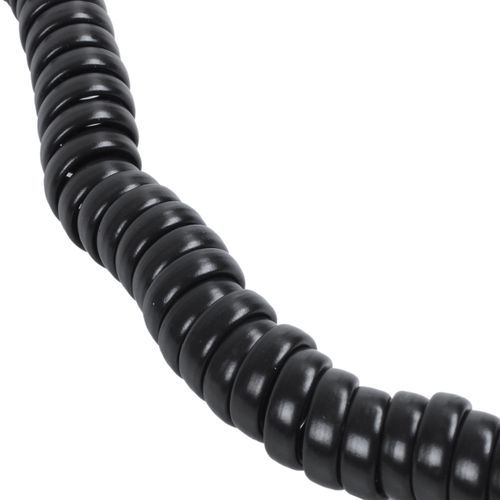 9.3" Black RJ9 Telephone Phone Modem Coil Line Cord