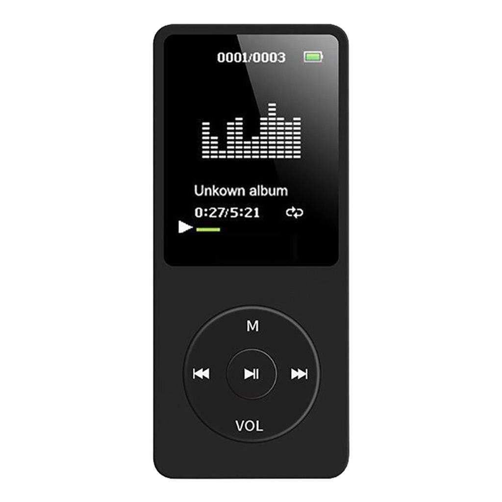 Sport HIFI MP3 MP4 Speaker Player Radio FM Voice Recorder USB Black