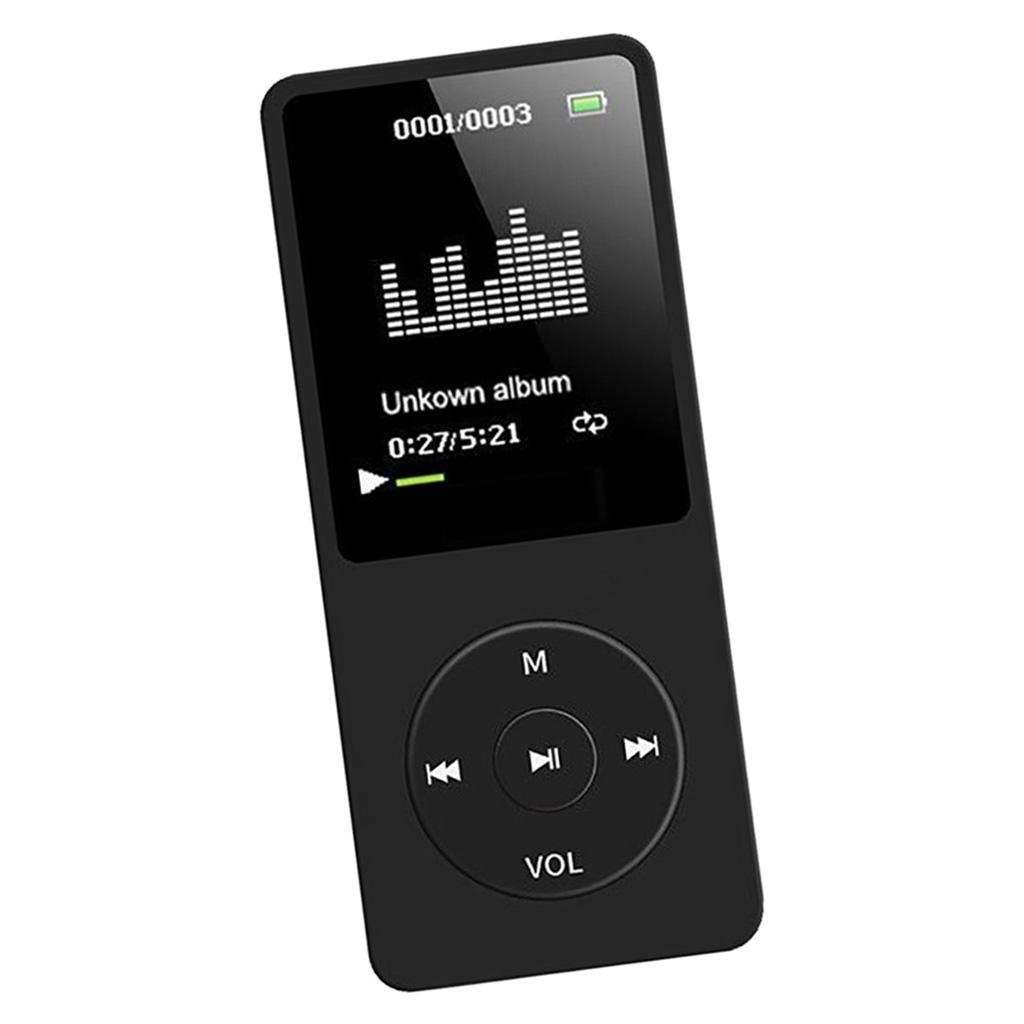 Sport HIFI MP3 MP4 Speaker Player Radio FM Voice Recorder USB Black