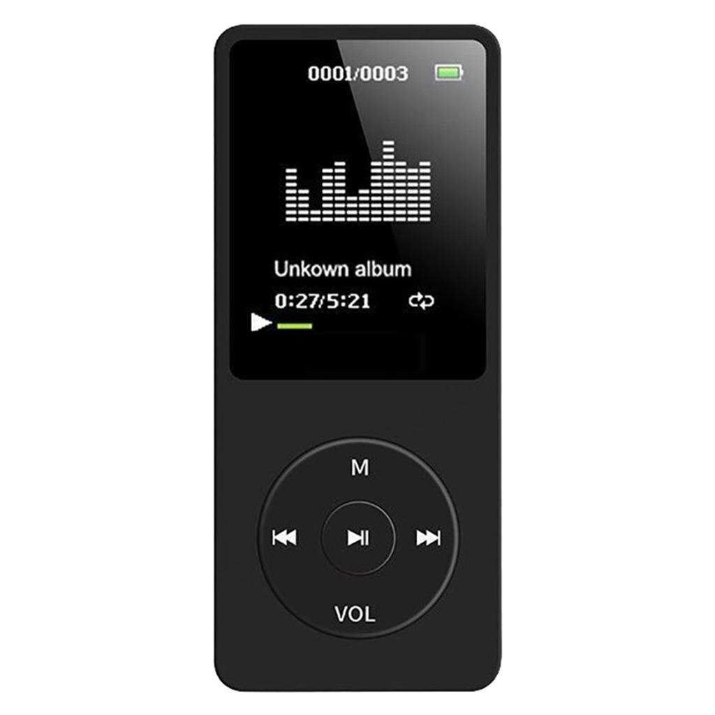 Sport HIFI MP3 MP4 Speaker Player Radio FM Voice Recorder USB Black