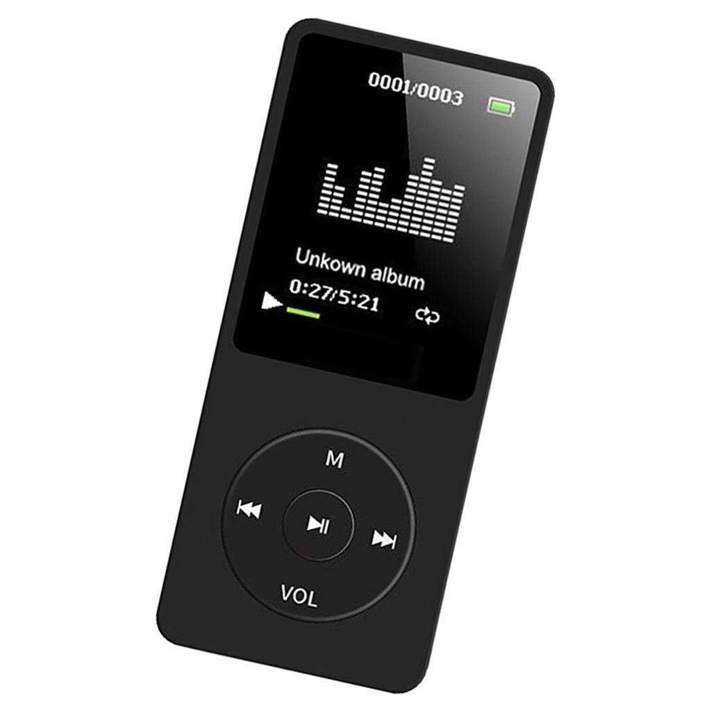 Sport HIFI MP3 MP4 Speaker Player Radio FM Voice Recorder USB Black