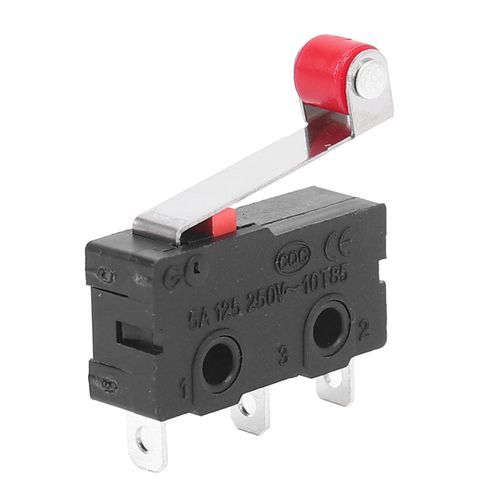 10 Pcs Mini Micro Limit Switch Roller Lever Arm SPDT Snap