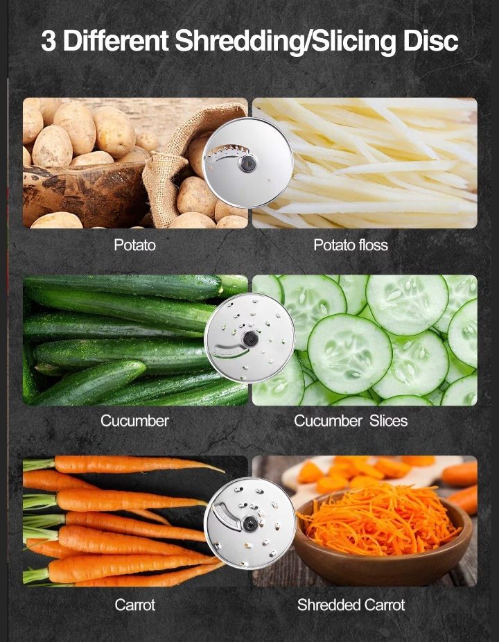 Powerful Multifunctional Food Processor - 1100W