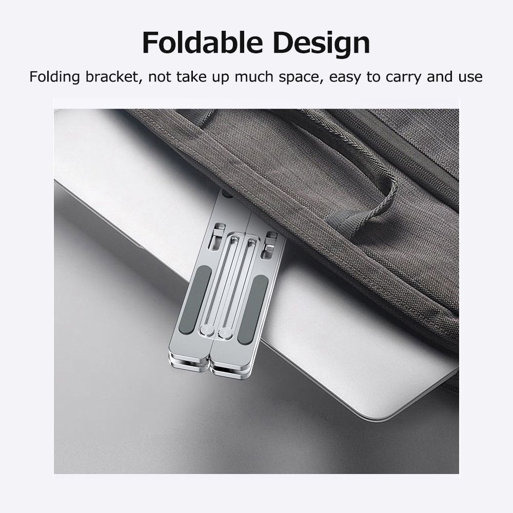 Aluminum Alloy Laptop Stand 6-level Adjustable Portable