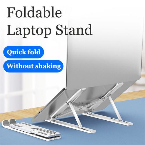 Laptop Stand ABS Desk Stand That Can Be Folded Up And Down To Receive A Portable Radiator