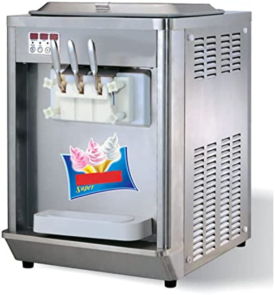 Commercial Ice Cream Machine Table Top 3 Nozzle