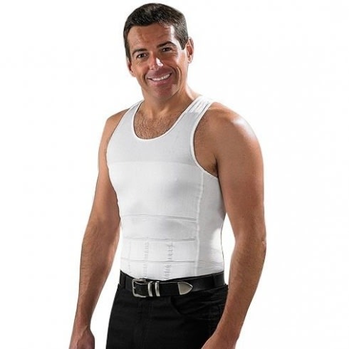 Slim N Lift Slimming Shapewear Vest For Men - White