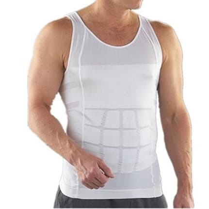 Slim N Lift Slimming Shapewear Vest For Men - White