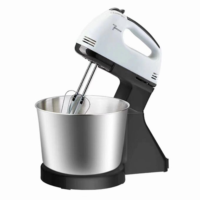 Electric Stand Cake Mixer Whisker Beater With 1.7L Bowl