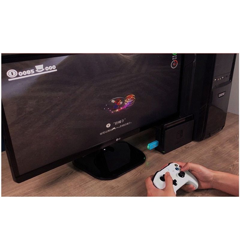Wireless Bluetooth Controller Adapter Wireless Wired Usb Gamepad Joycon Converter For Nintend Switch Ps4 Ps3 Wiiu-Pro Controll