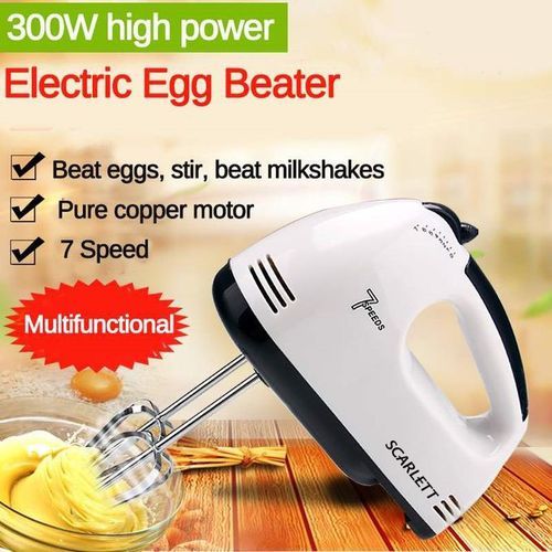 Electric Handheld Cake Mixer Whisk Egg Beater Baking Mixing