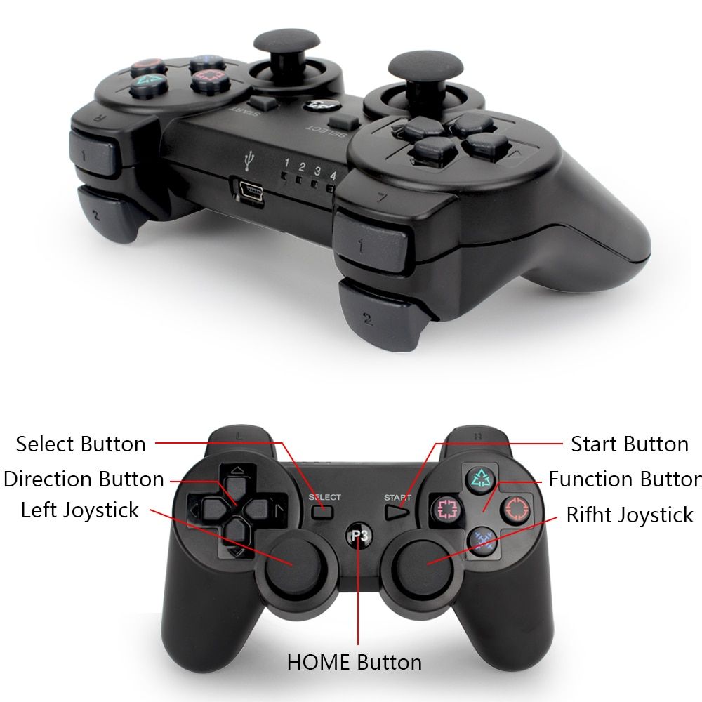 Wireless Bluetooth Gamepads For PS3 Controller Playstation 3 Dual-shock Game Joystick Play Stationmanette Ps3-Game Handle