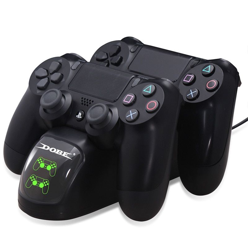 Game Controller Charger Dock Dual USB Gamepad Charger Docking Station Desktop Charger For PS4 Of PS4 Slim Of PS4 Pro Controller