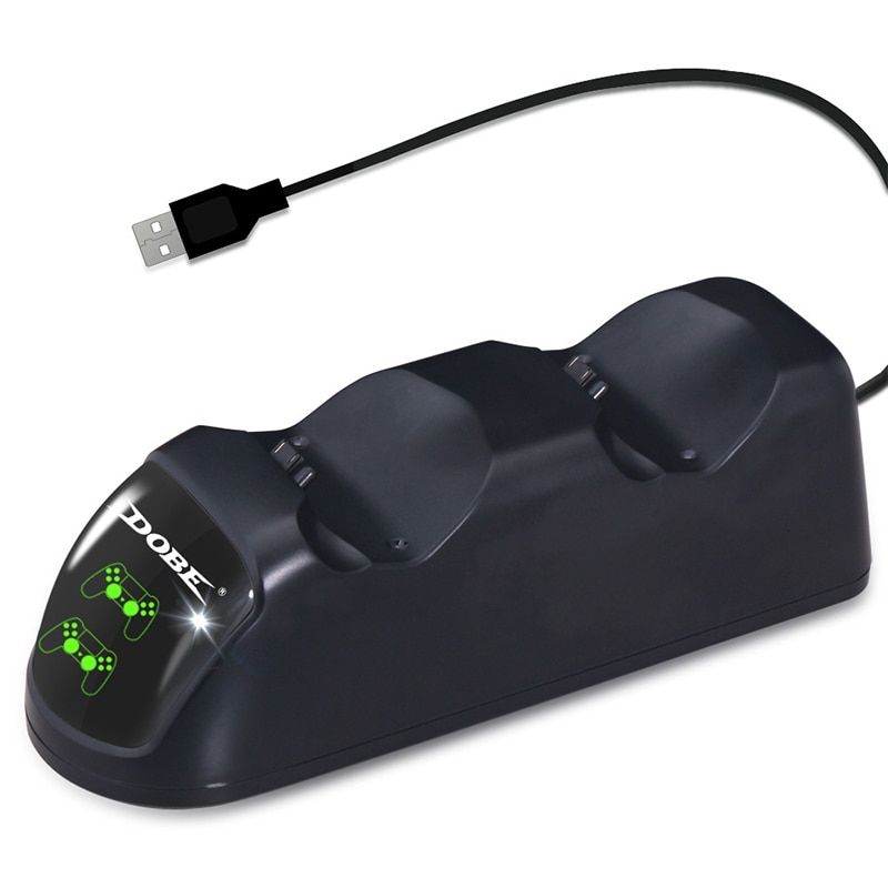 Game Controller Charger Dock Dual USB Gamepad Charger Docking Station Desktop Charger For PS4 Of PS4 Slim Of PS4 Pro Controller