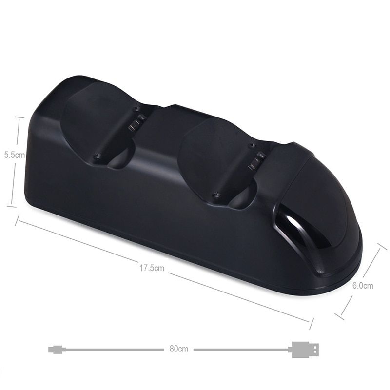 Game Controller Charger Dock Dual USB Gamepad Charger Docking Station Desktop Charger For PS4 Of PS4 Slim Of PS4 Pro Controller