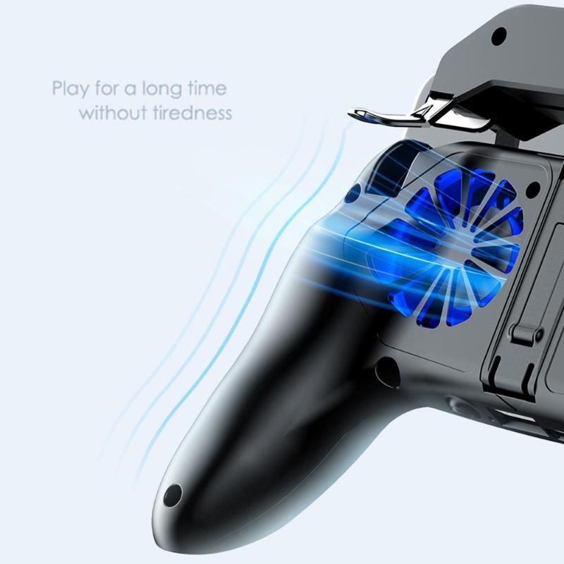 H10 4 In 1 Handle Gamepad Joystick ABS Heat Dissipation By Double Fans For PUBG Phone Game With Double Cooler Fans