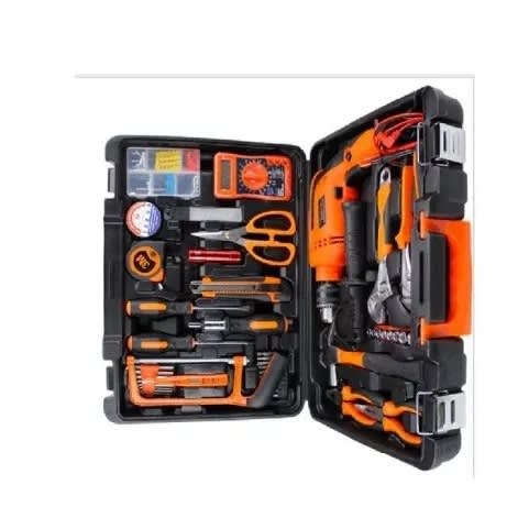 Mechanical And Electrical Tools Box Kit Set With Electric Drill 13mm Machine