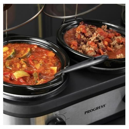 Triple Pot Slow Cooker - 405W