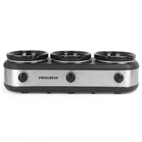 Triple Pot Slow Cooker - 405W