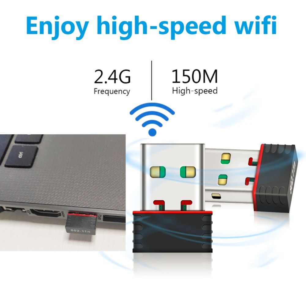 USB WiFi Adapter 150Mbps Wireless Network LAN Card