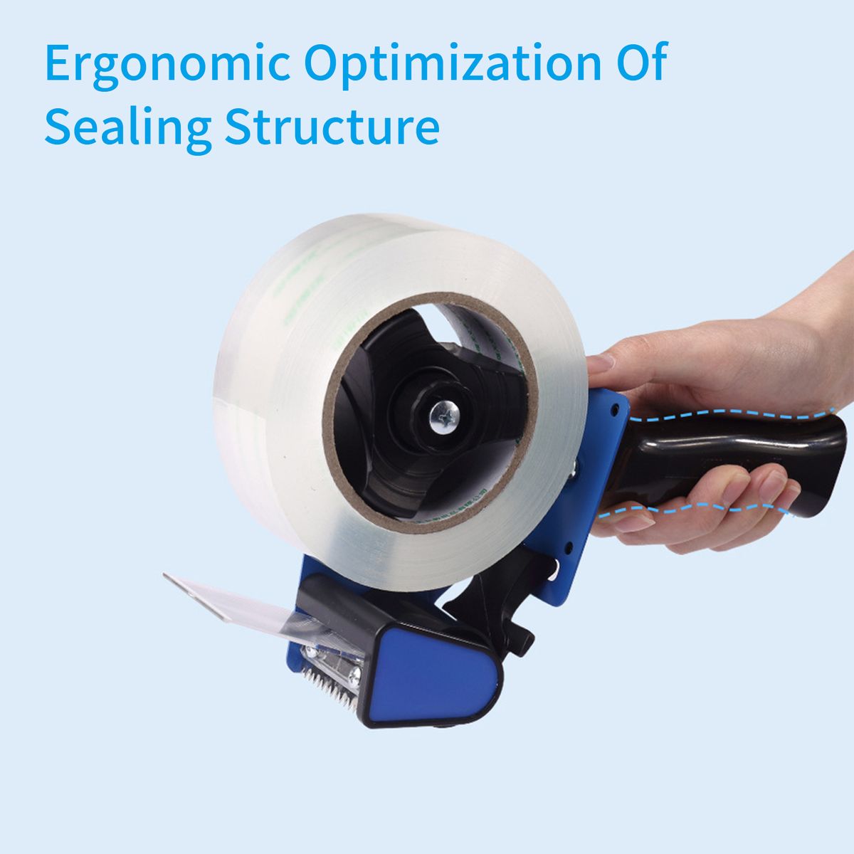 KW-TRIO Handheld Packing Tape Dispenser Packaging Sealing