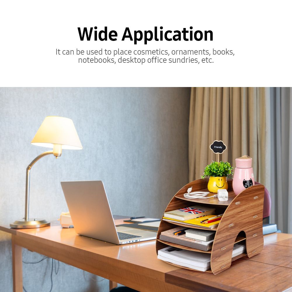 Multi-lattice Desktop Storage Shelf Multifunctional Office
