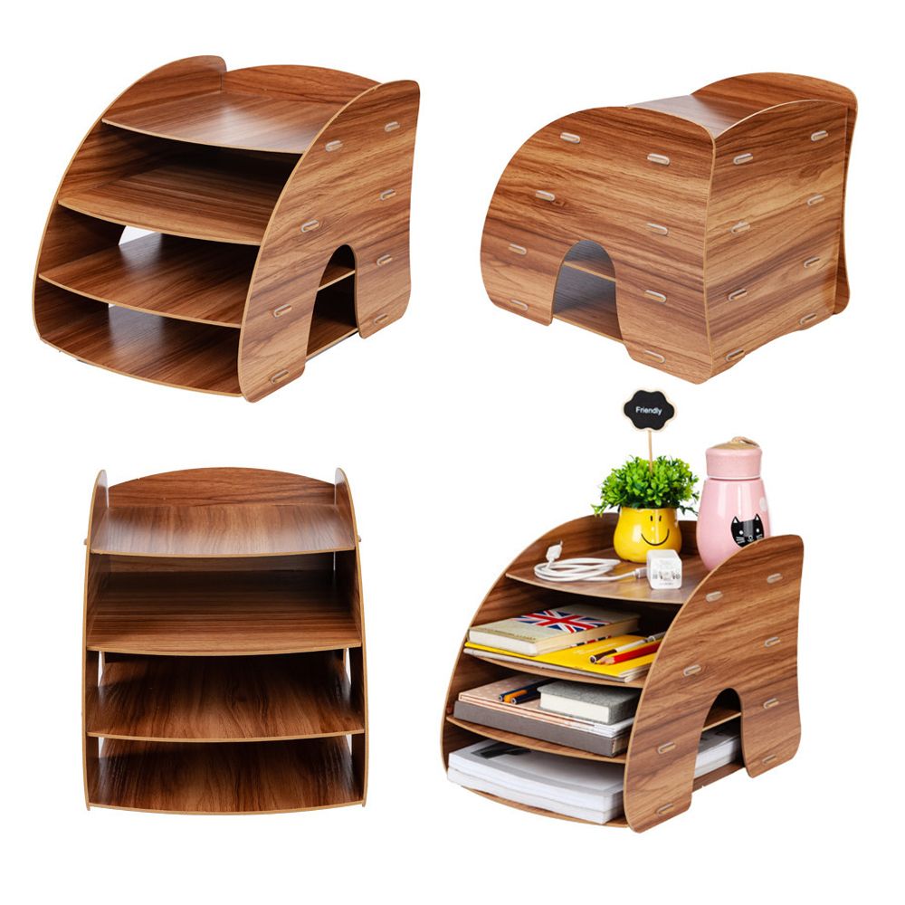 Multi-lattice Desktop Storage Shelf Multifunctional Office