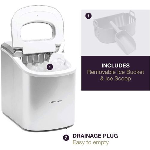Compact Countertop Instant Ice Cube Maker