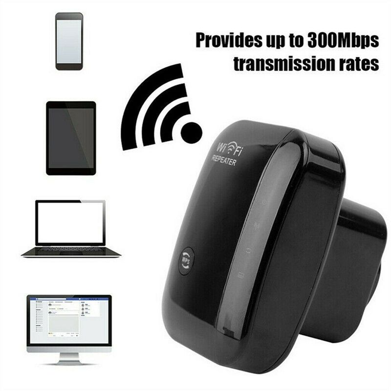 WiFi Range Extender, Super Boost WiFi Repeater, 300Mbps