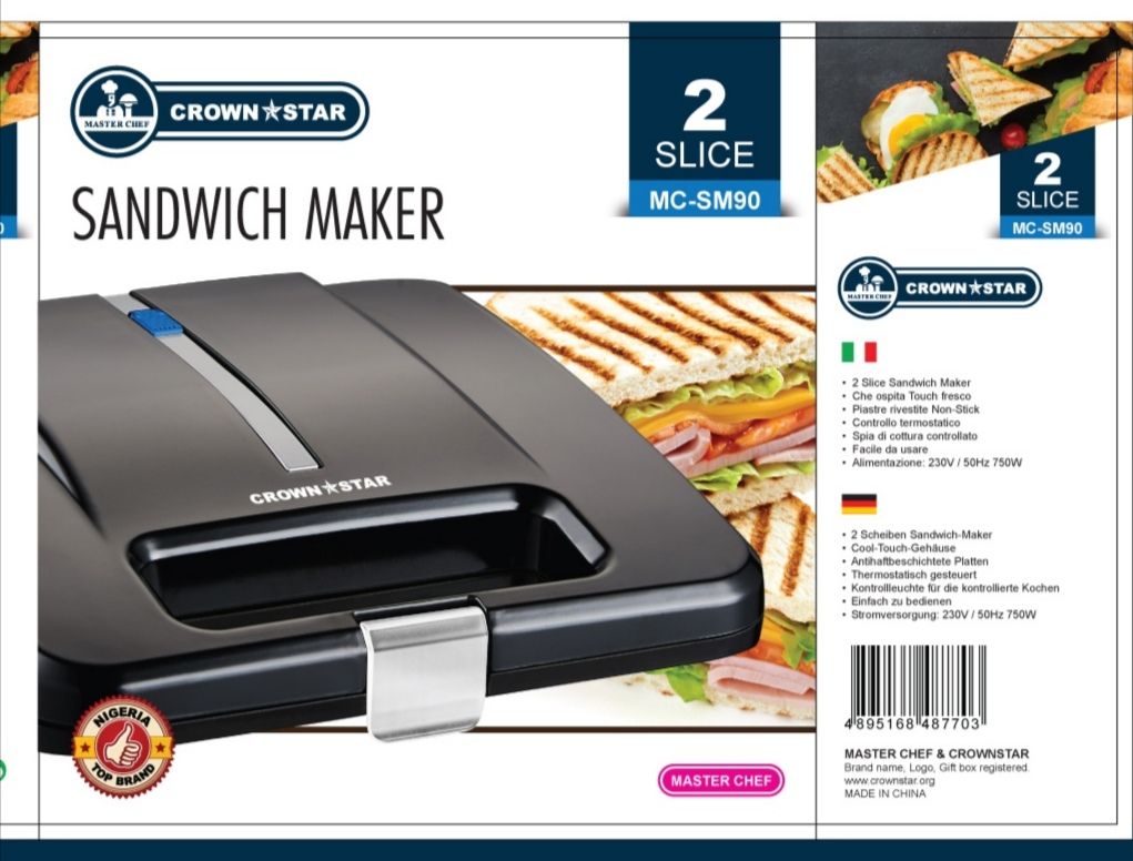 2 Slice Sandwich Maker