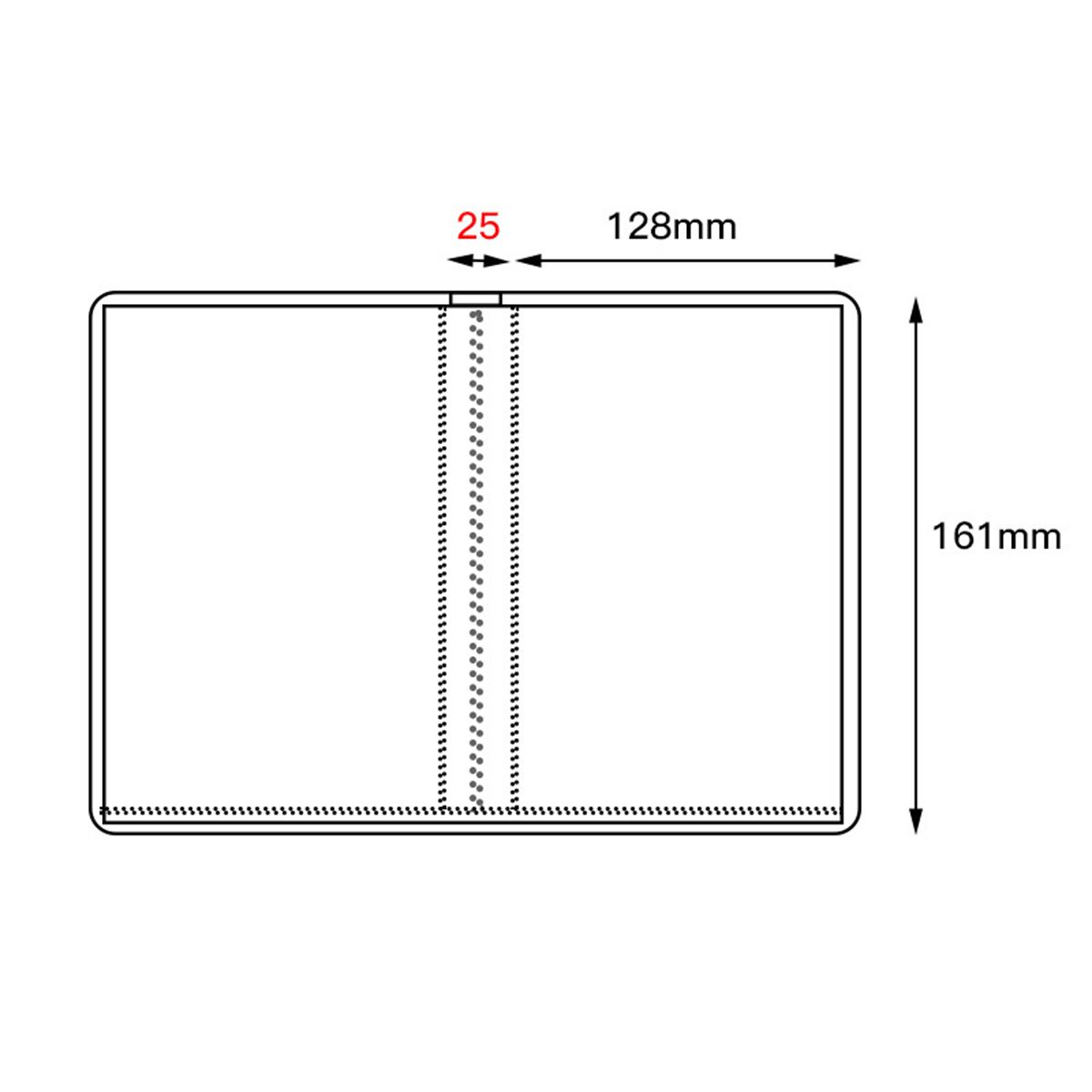 Hand Account Insert Storage Bag 40-Page Mini A6 Information