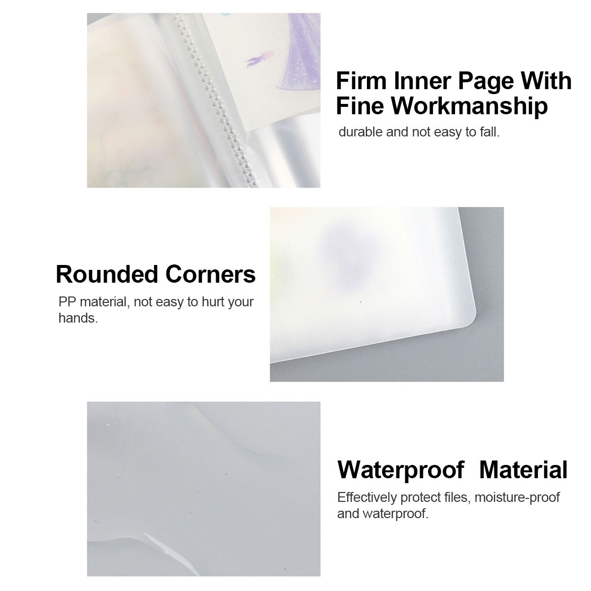 Hand Account Insert Storage Bag 40-Page Mini A6 Information
