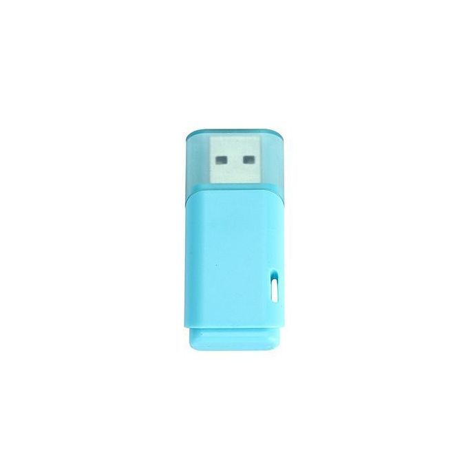-2 IN 1 USB 2.0 OTG Metal Flash Memory Stick Storage Thumb U Disk 32GB LB-Light Blue