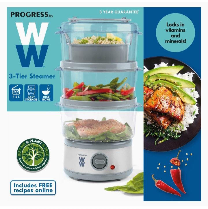 WW 3-Tier Food & Vegetable Steamer - 500W