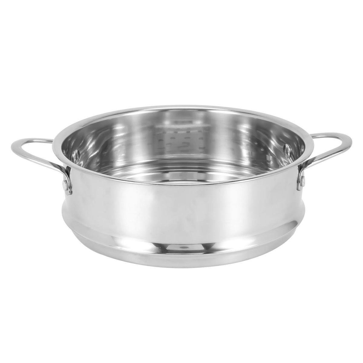 16cm Thickening Food Rack Stainless Steel Steamer with Double Ear for Soup Pot Milk Pot